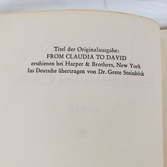 Rose Franken 1960 1st Edition Signed By Author HC DJ In German Bewundernswerte - Picture 10 of 14